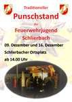 Flyer Punschstand FJ Schlierbach